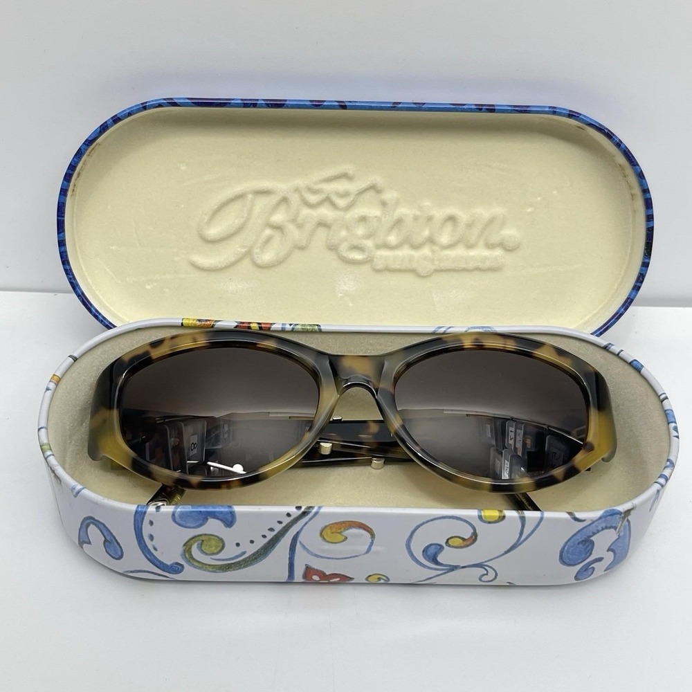 Vintage Brighton Duke Of Earl Dark Havana Tortoise Shell Handmade Sunglasses - Picture 13 of 16